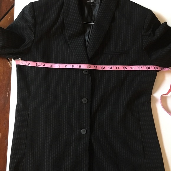 VTG Georgio Sant’ Angelo Pinstripe Pant Suit. 8 - Picture 4 of 10